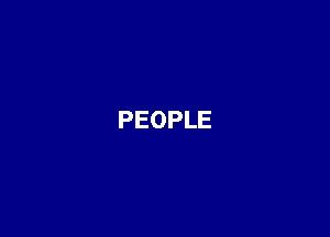 PEOPLE