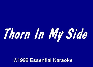 760m Iii My 5749

(Q1998 Essential Karaoke