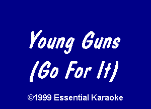 Voting 61mg

(60 For If)

CQ1999 Essential Karaoke
