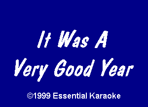 If W394

Very 6004! Veer

CQ1999 Essential Karaoke