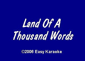 land 0264

Tboasalzd Wm?

QOOS Easy Karaoke
