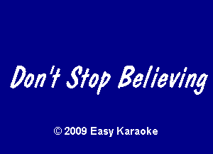 0012? 570,!) Bell'emg

Q) 2009 Easy Karaoke