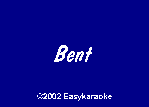 3er

(92002 Easykaraoke