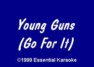 Voting 61mg

(60 For If)

CQ1999 Essential Karaoke