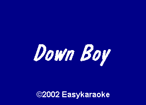 0mm 80y

(92002 Easykaraoke