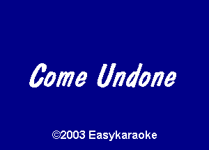 60m (lildone

(92003 Easykaraoke