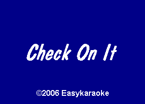669m? 0!! If

(92006 Easykaraoke