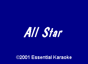 AW war

(972001 Essential Karaoke