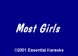 Magi 6M5

(972001 Essential Karaoke
