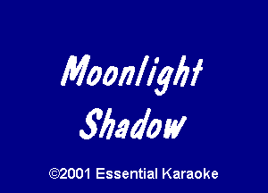 Moonligbf

Wadow

(972001 Essential Karaoke