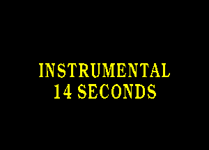 INSTRUMENTAL

14SECONDS