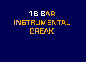 GSBAR
INSTRUMENTAL

BREAK