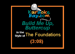 Kafaoke.
Bay.com
(N...)

Buifd Me Up,

Buttercup

In the

We o.The Foundations

(3z08)