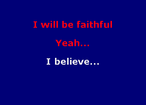I believe...