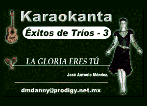 Karaokanta

gm

4(-

m GLORIA ERES m

10 IMnmo land.

dmdannmprodigymehmx

3.1
M

t...

Q

Q