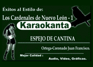 leims al IIstilo dei

L05 Cardenaales deo Nuex o Let'ma- 1

g?-
a
9 .. . ...E.SPFIP..PF..C.-?NTN.............

I! tfirtcga-L'uwnadn Iunn hanu'u'w.

i

Mojarcgn'aaa'y . . . . ..
Audio, Video, Gnmcns.