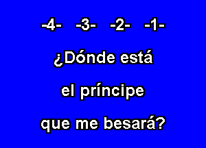 gDc'mde esta'l

el principe

que me besara'l?