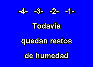 Todavia

quedan restos

de humedad